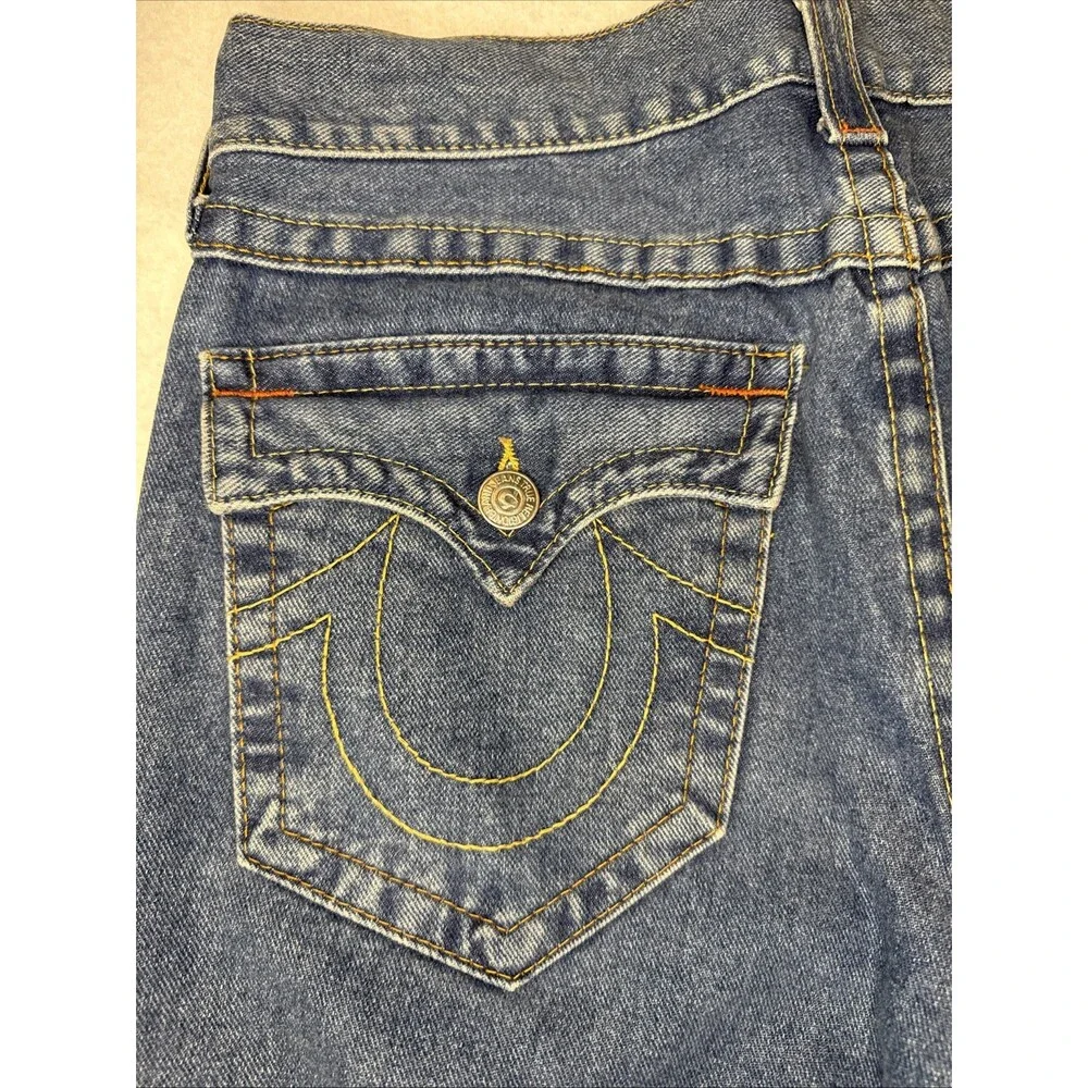 Vintage True Religion Joey Flare Jeans Men’s Cutoff USA Bootcut Stretch Size 31